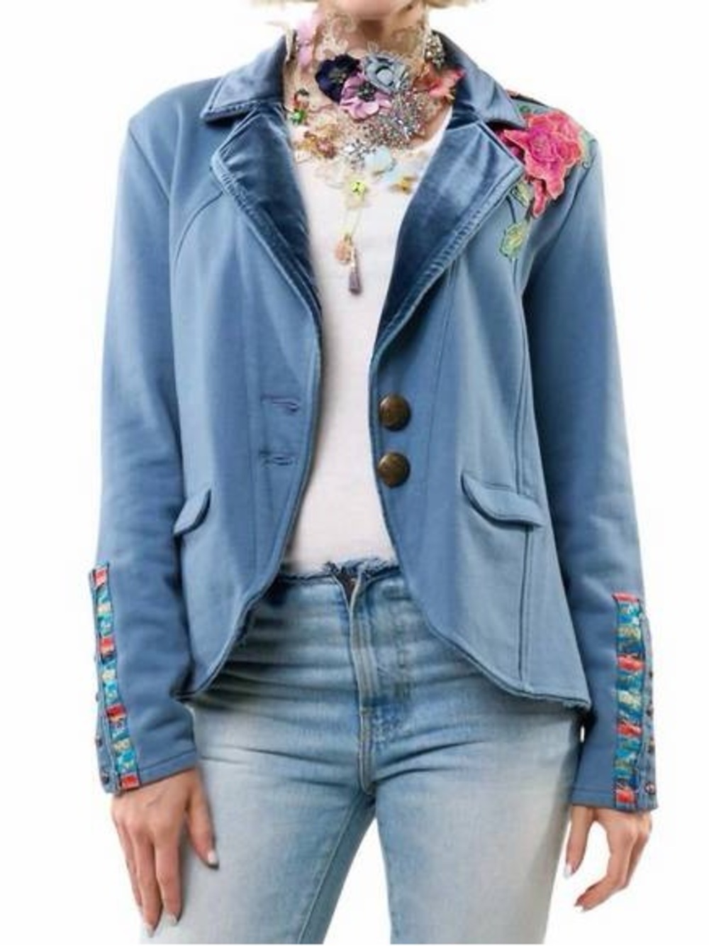 NWT Aratta Elise Embellished Blazer Size XL